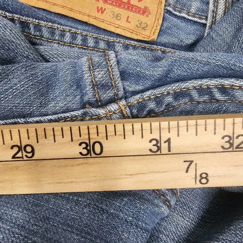 Levis 559 Jeans 36x32 Faded Blue Loose Baggy Straight Y2K Streetwear Workwear